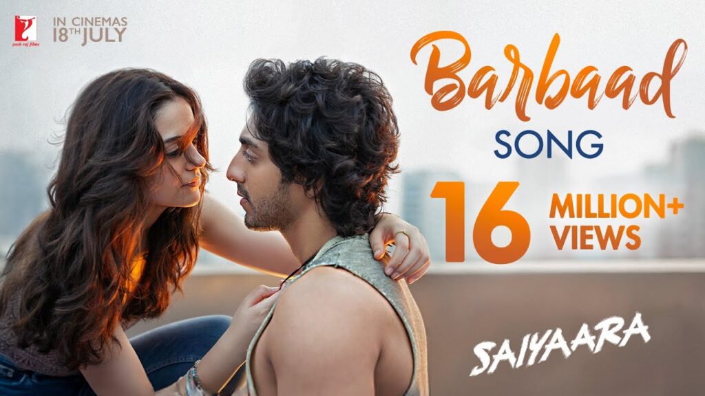 Barbaad Song Hot Song by Saiyaara, Ahaan Panday & Aneet Paada